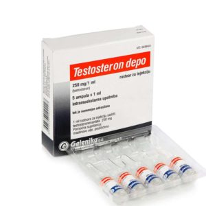 Testosteron Depo (Galenika) (5 Ampullen x 250mg)