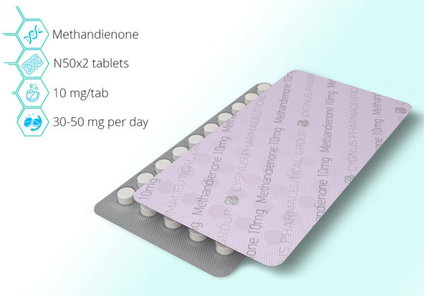 Methandienone (Cygnus) (100 Tablets x 10 mg)
