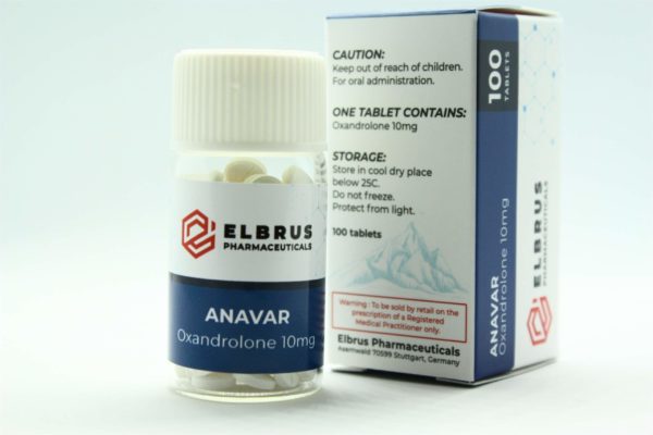 Anavar (Elbrus Pharmaceuticals) (100 Tabletten x 10mg) – Bild 2