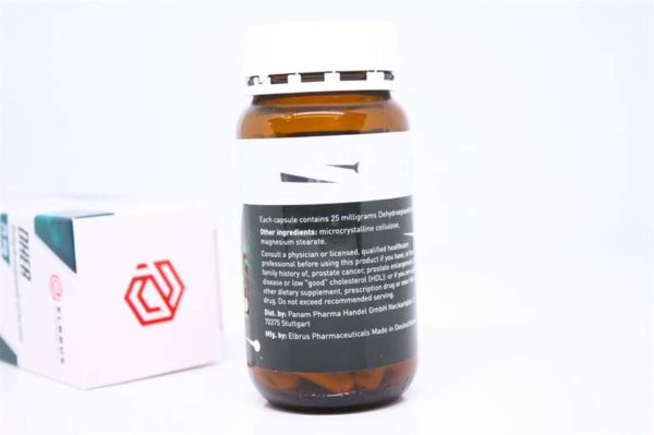 Dehydroepiandrosterone (DHEA) (Elbrus Pharma) (60 Kapseln x 25 mg) – Bild 3