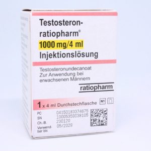 Testosterone Undecanoate (Ratio Pharm) (1000 mg/4 ml)
