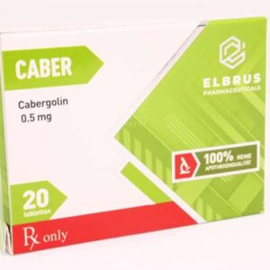 Cabergolin (Caber) (Elbrus Pharma) (20 Tabletten x 0.5mg)
