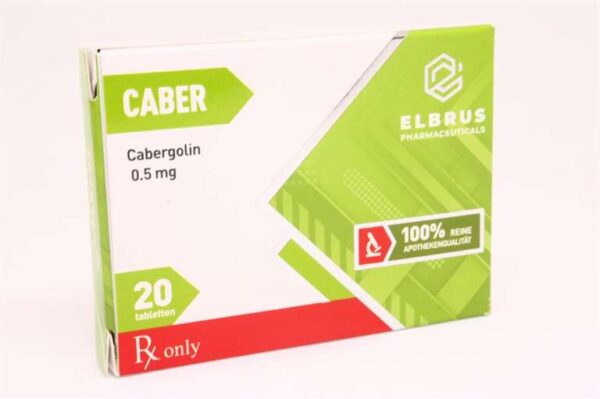 Cabergolin (Caber) (Elbrus Pharma) (20 Tabletten x 0.5mg)