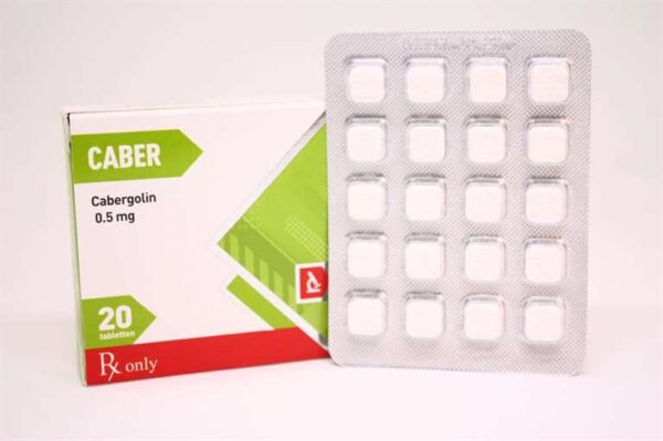 Cabergolin (Caber) (Elbrus Pharma) (20 Tabletten x 0.5mg) – Bild 2