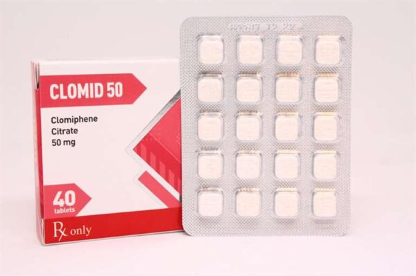 Clomiphene (Clomid) (Elbrus Pharma) (40 Tabletten x 50mg) – Bild 3