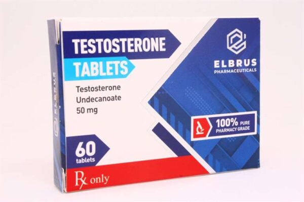 Testosterone Undecanoate Tablets (Elbrus Pharma) (60 Tabletten x 50mg)